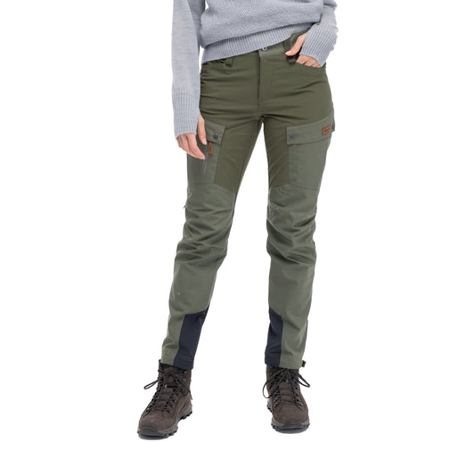 Bergans Nordmarka Favor Outdoor Pants Women Green Mud/Dark Green Mud