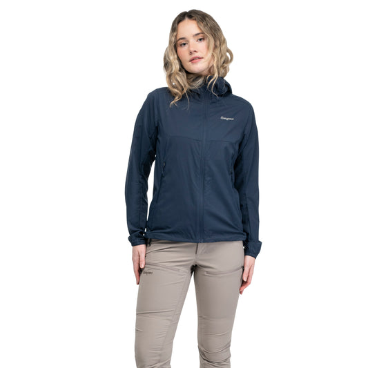 Bergans Rabot Windbreaker Jacket Women Navy Blue