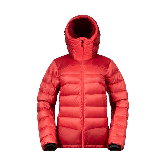 Bergans Women's Vaagaa Allround Down Jacket Peachy Red / Crimson Red
