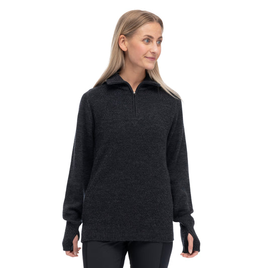 Bergans Ulriken Light Merino Jumper Women Dark Shadow Grey