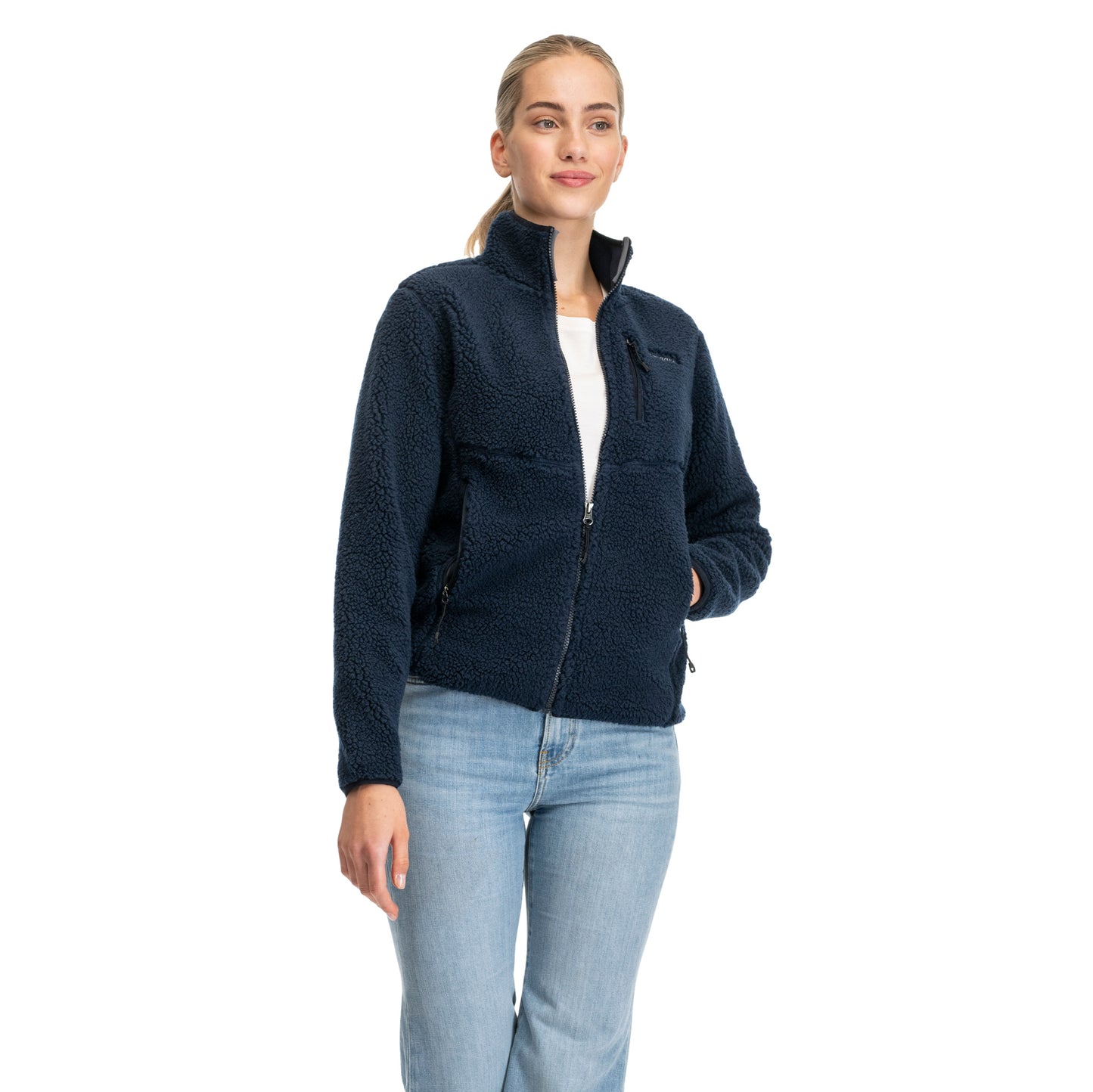 Bergans Lunnan Pile Fleece Jacket Women Navy Blue