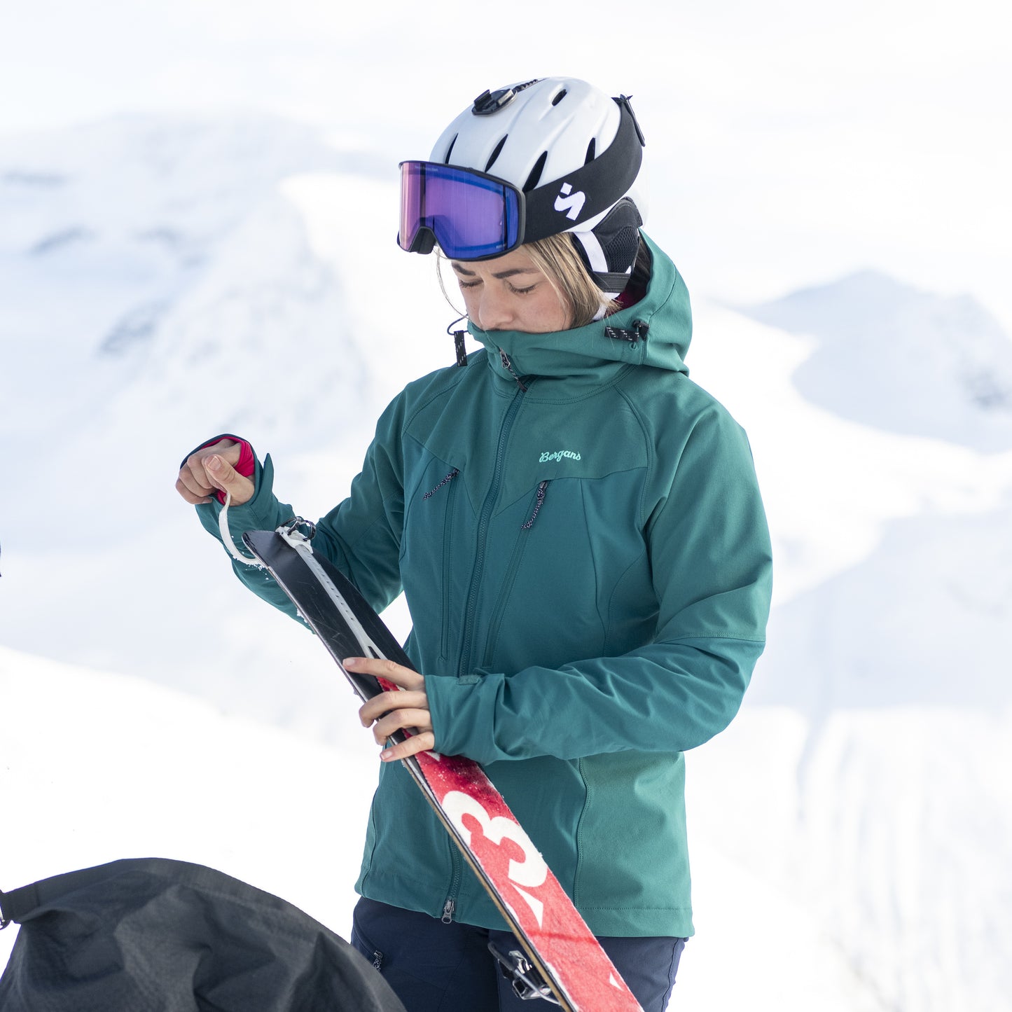 Bergans Tind Softshell Jacket Women Malachite Green