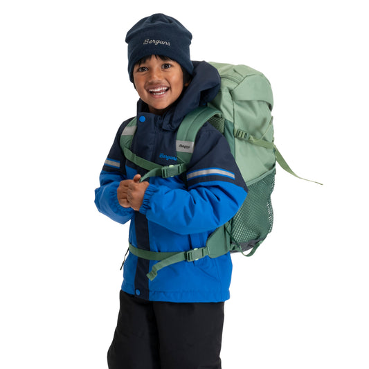 Bergans Kids' Lilletind 18L Jade Green/Dark Jade Green