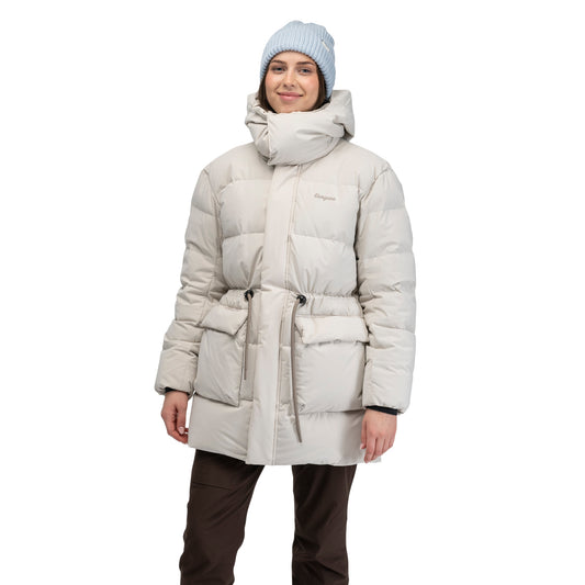 Bergans Dyna Down Hood Jacket Women Bone White
