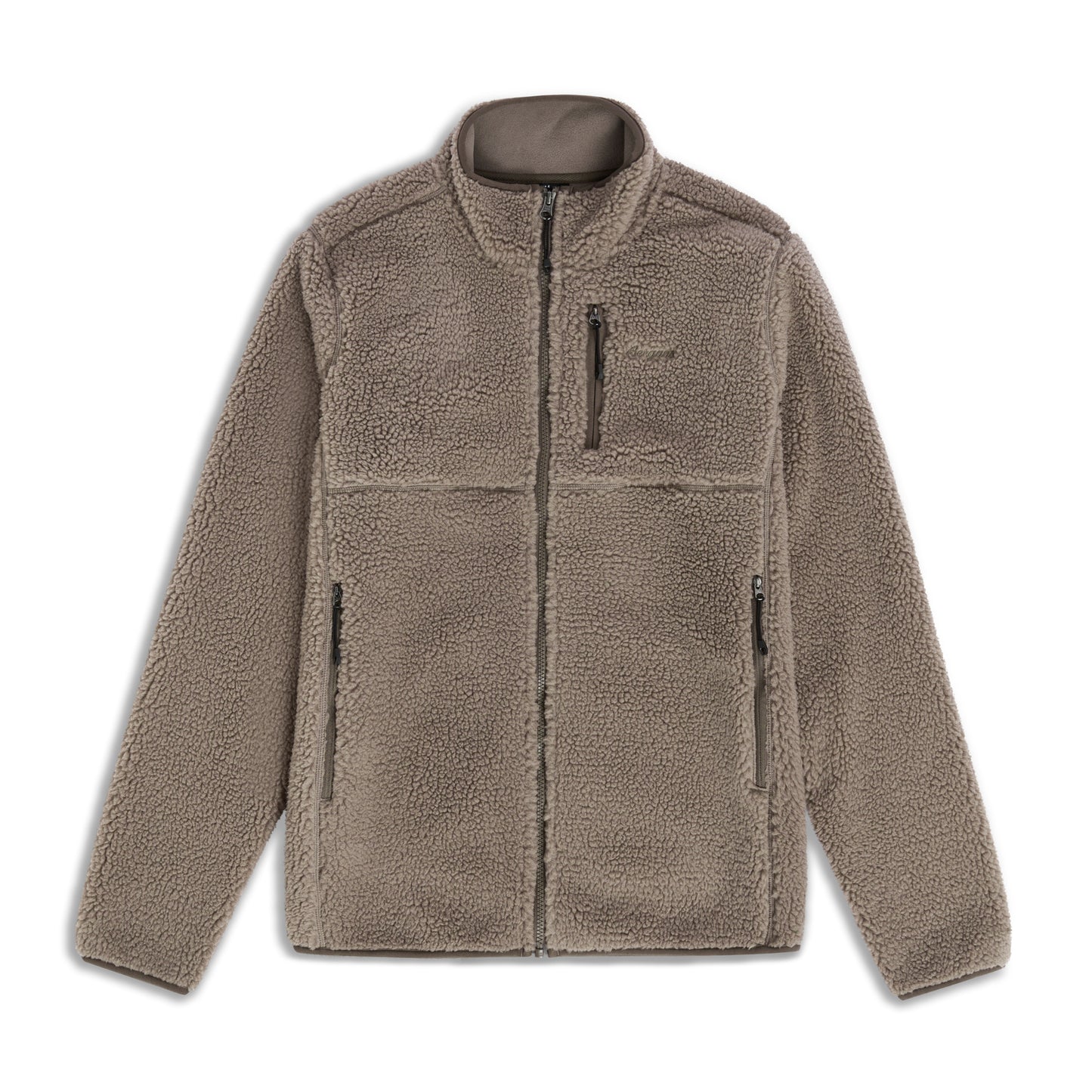 Bergans Lunnan Pile Fleece Jacket Men Rock Taupe