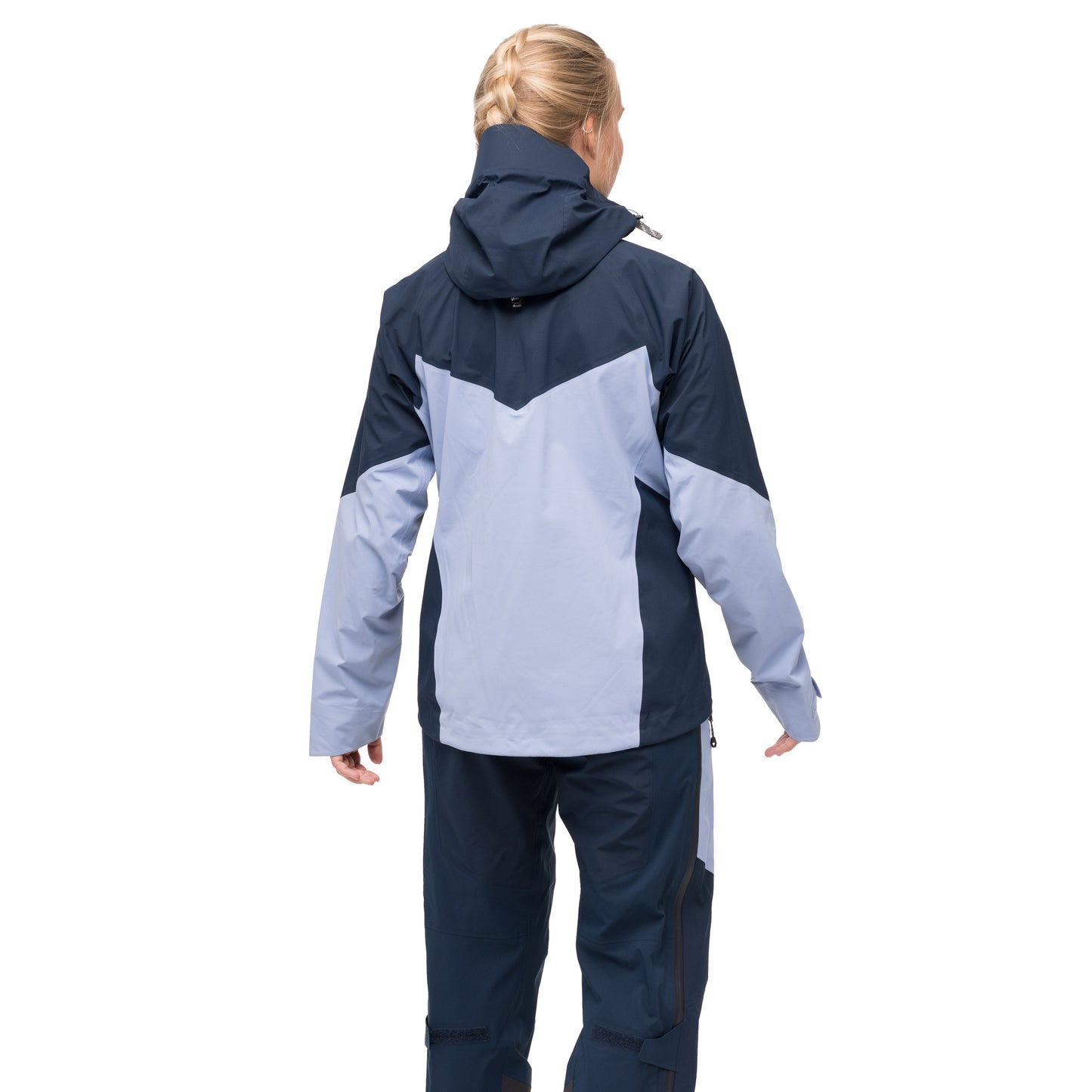 Bergans Tind 3L Shell Jacket Women Blueberry Milk/Navy Blue