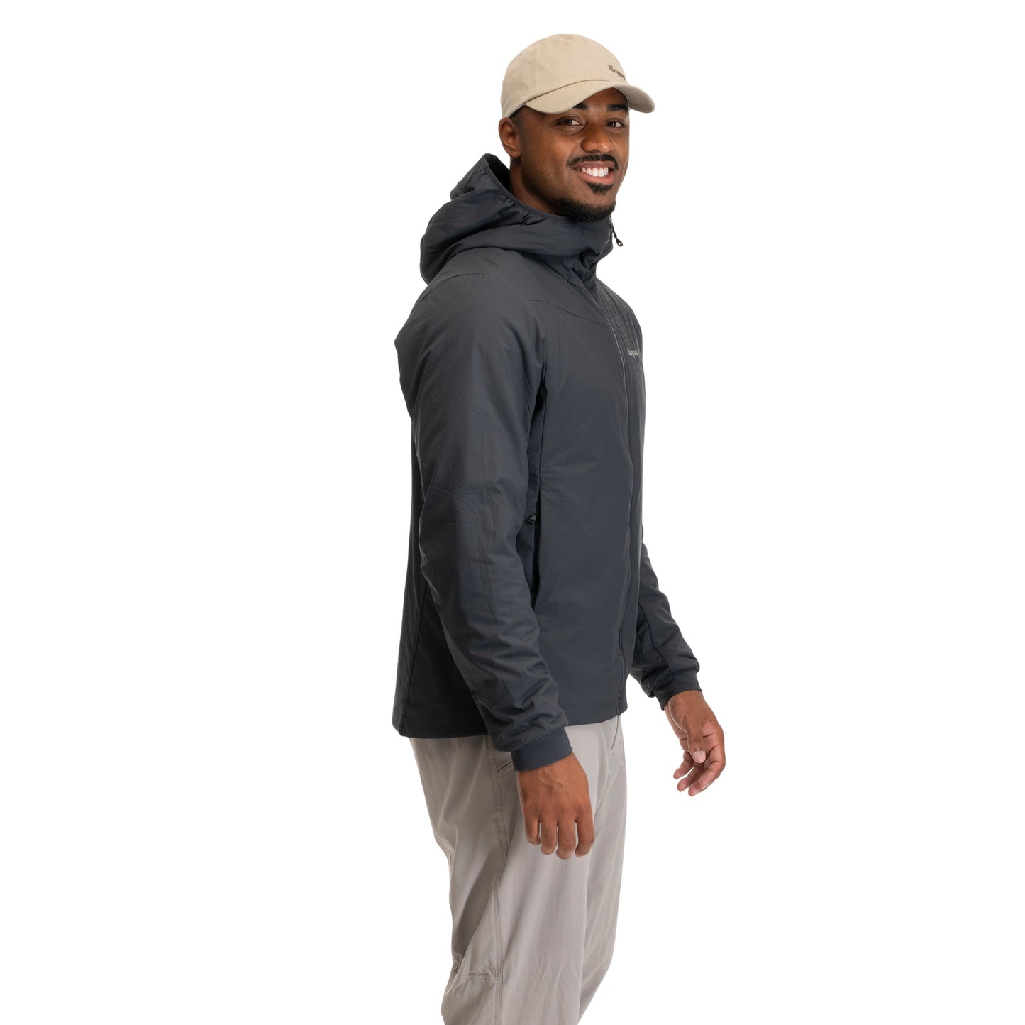 Bergans Holo Insulated Hood Jacket Men Dark Shadow Grey
