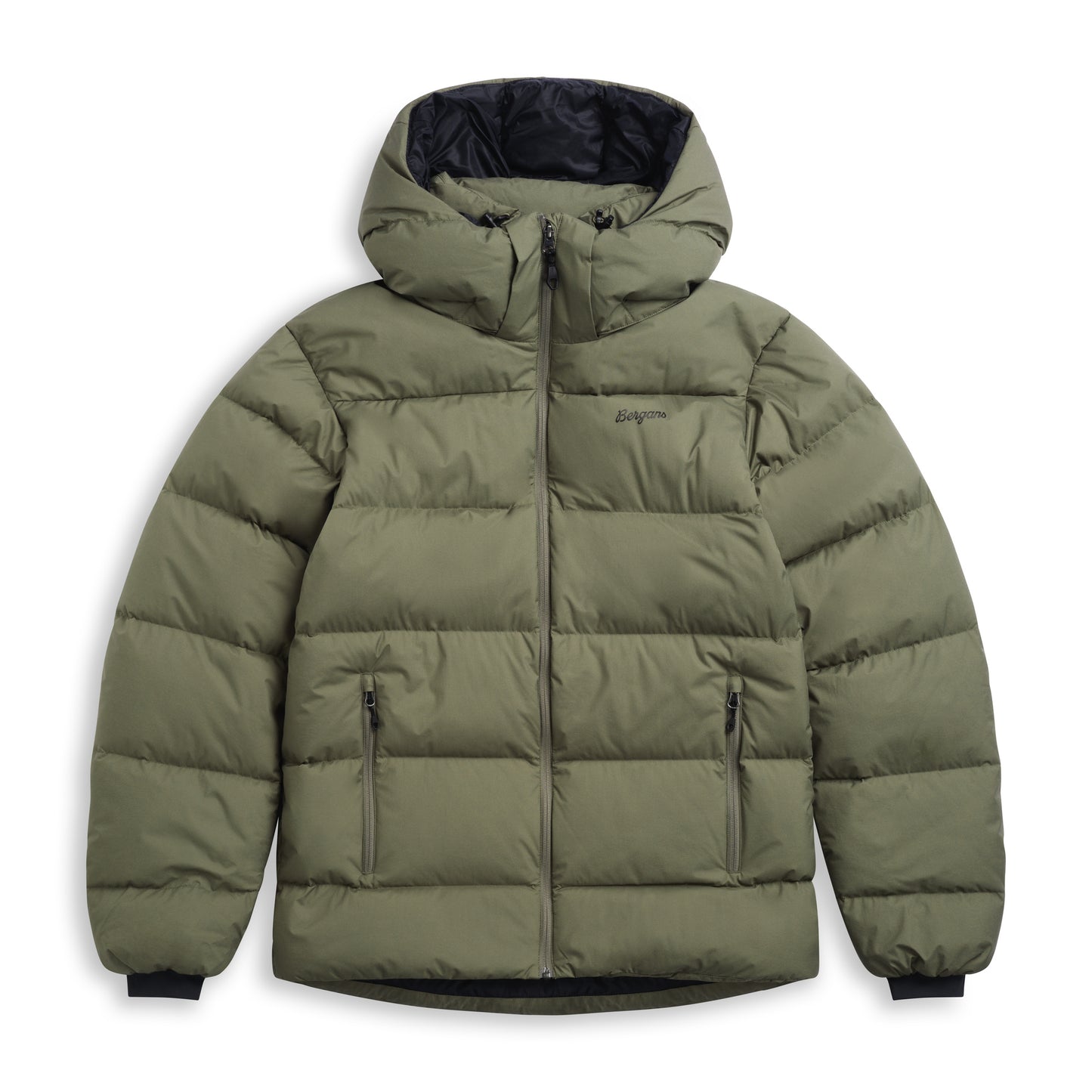 Bergans Lava Warm Down Jacket w/Hood Men Green Mud