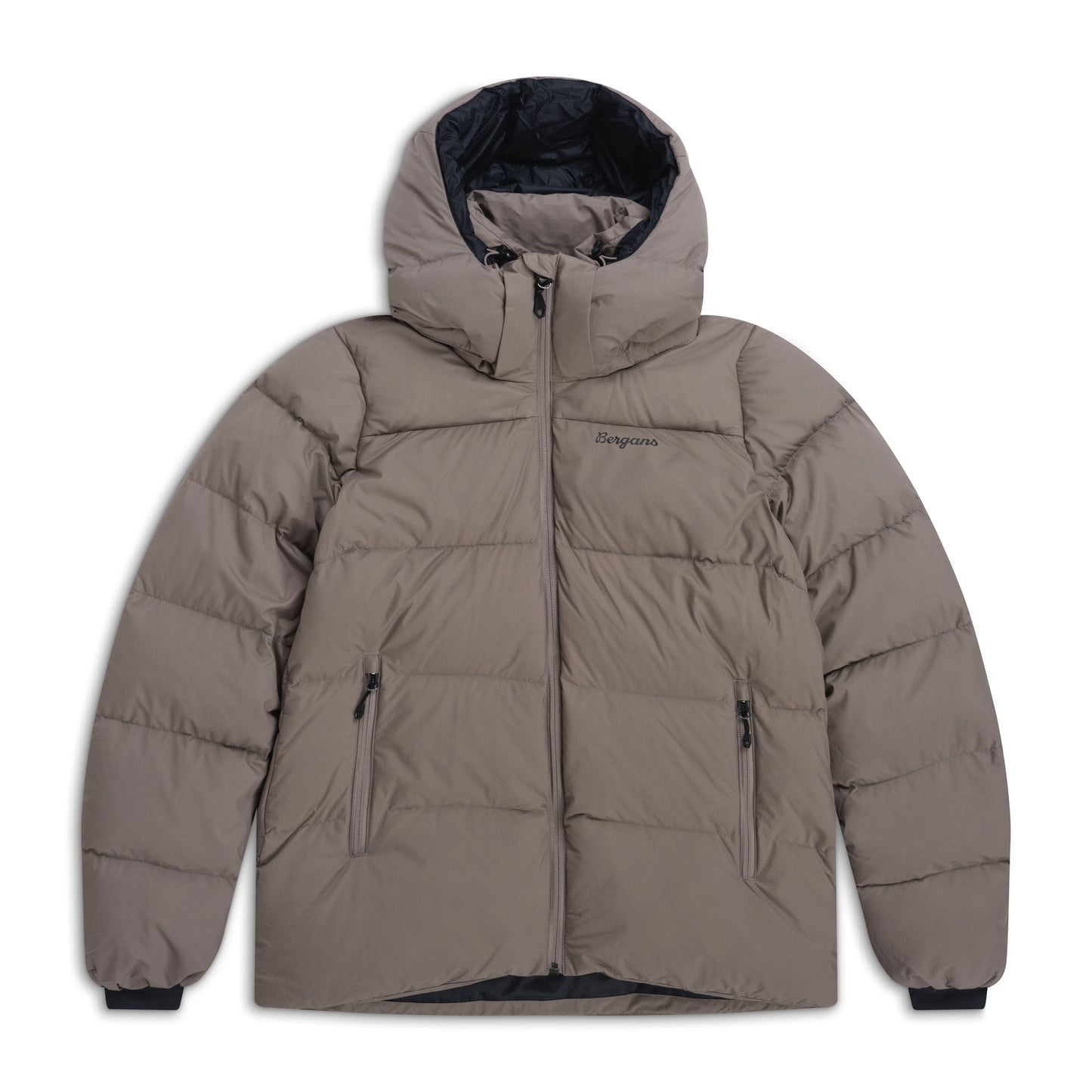 Bergans Lava Warm Down Jacket w/Hood Women Rock Taupe