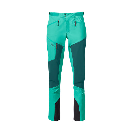 Bergans Tind Softshell Pants Women Light Malachite Green / Malachite Green