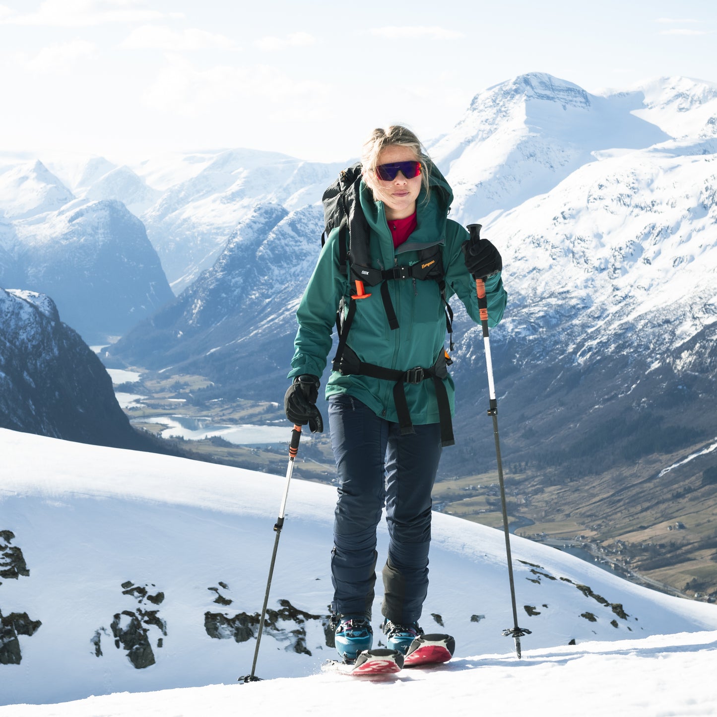 Bergans Tind Softshell Jacket Women Malachite Green