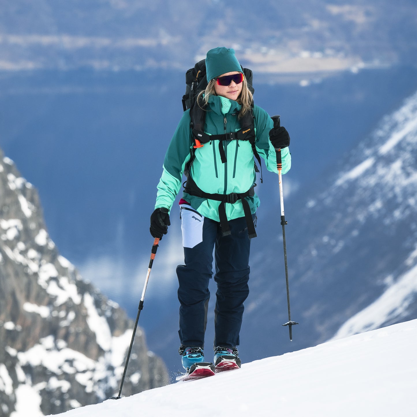 Bergans Tind 3L Shell Jacket Women Light Malachite Green/Malachite Green
