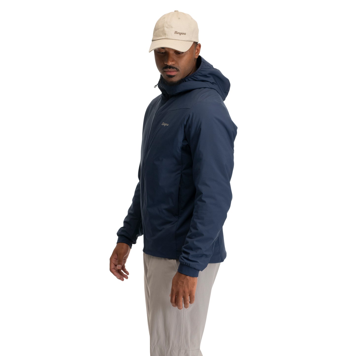 Bergans Holo Insulated Hood Jacket Men Navy Blue