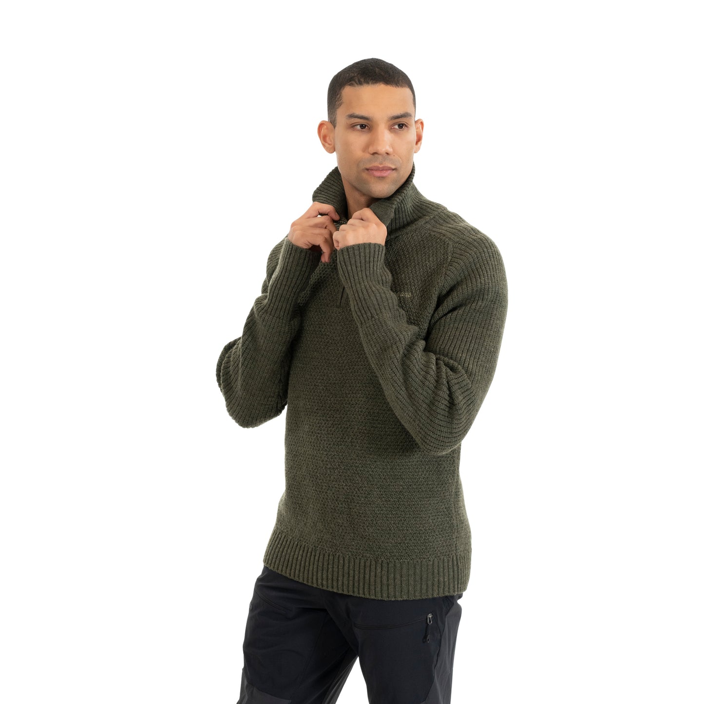 Bergans Ulriken Jumper Men Dark Green Mud