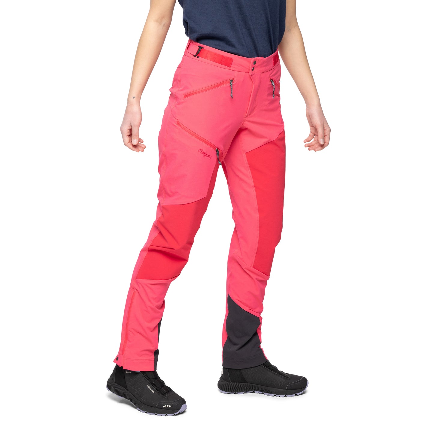 Bergans Tind Softshell Pants Women Light Alpine Rose / Alpine Rose