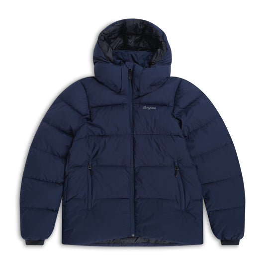 Bergans Lava Warm Down Jacket w/Hood Women Navy Blue