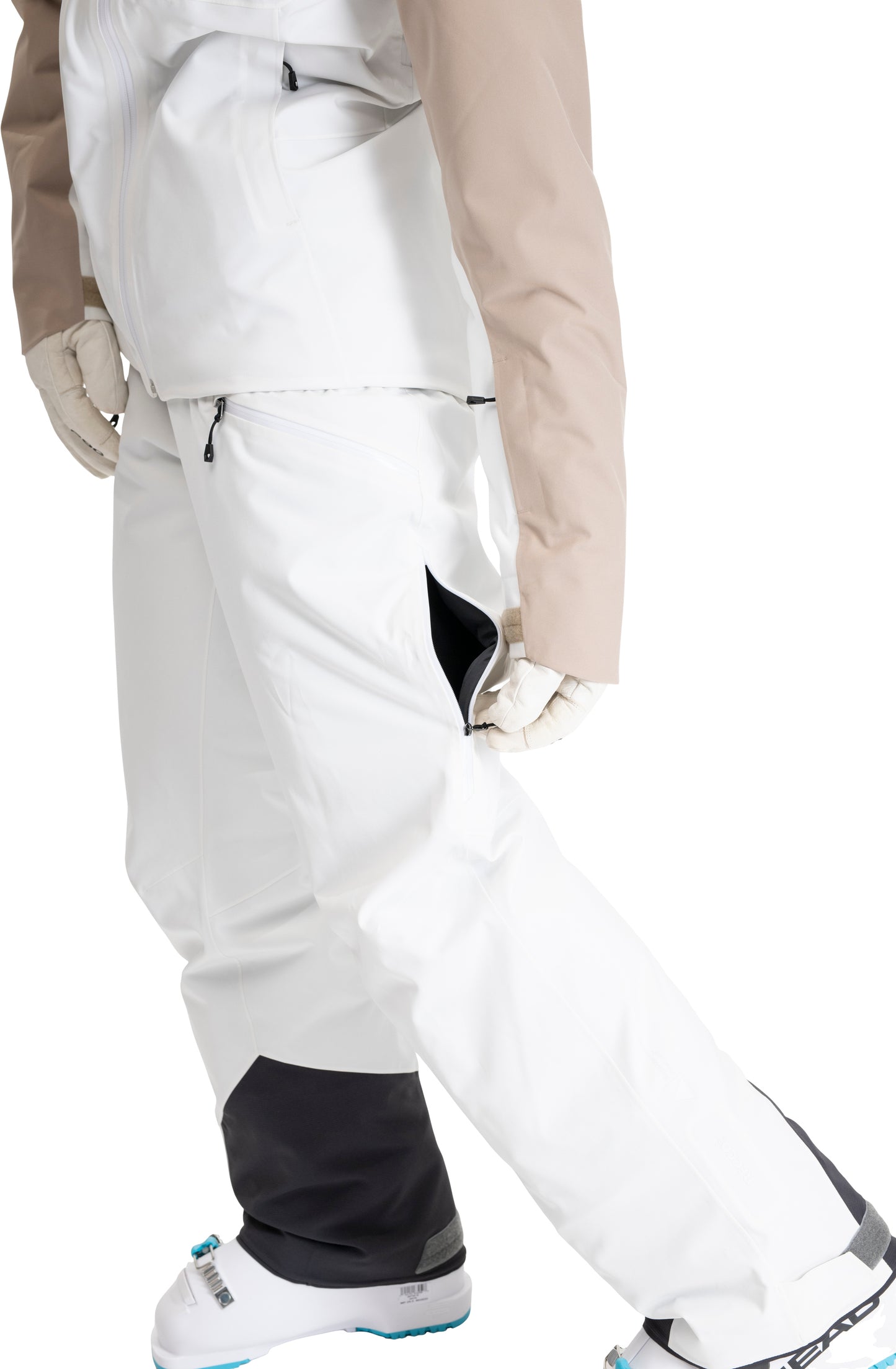 Bergans Oppdal Insulated Shell Pants Women Arctic White
