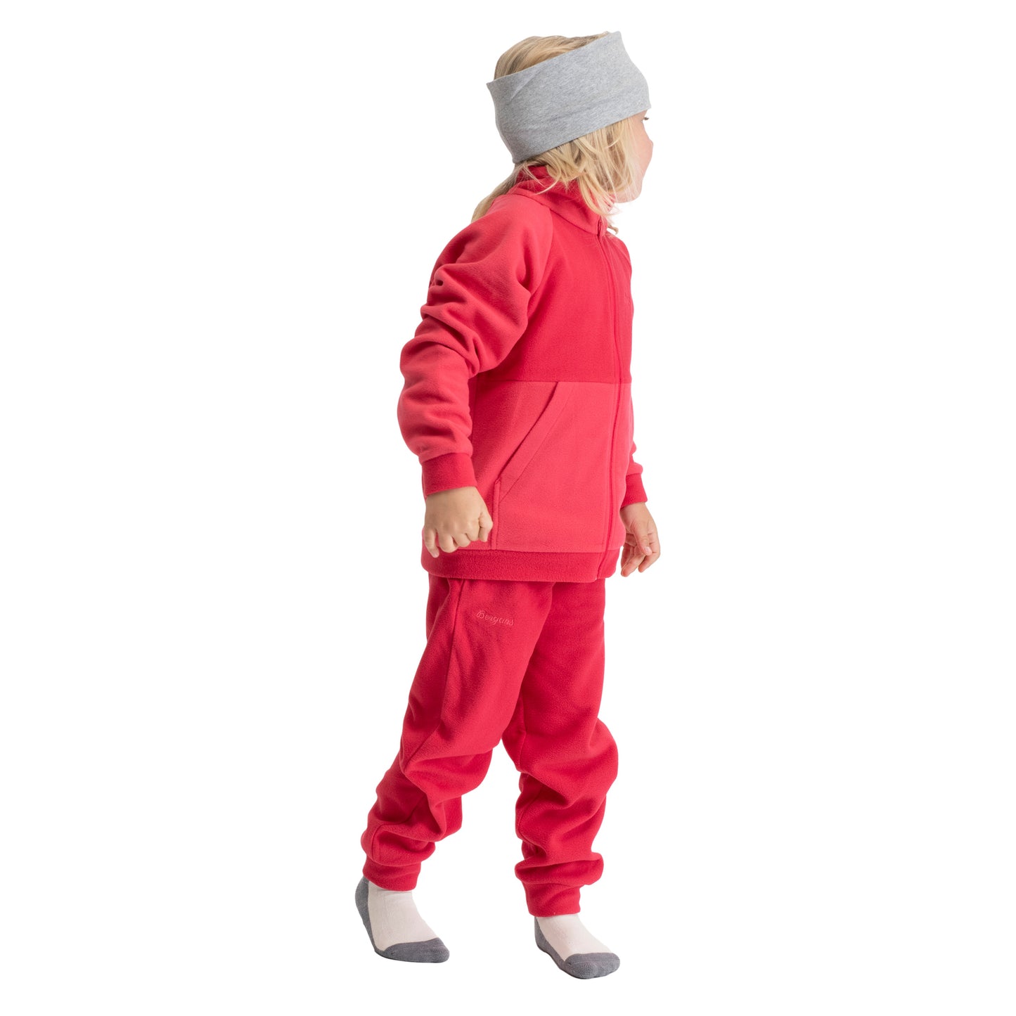Bergans Lilletind Fleece Set Kids Light Alpine Rose/Alpine Rose