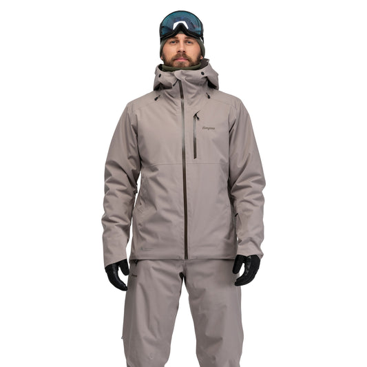 Bergans Oppdal Insulated Shell Jacket Men Rock Taupe