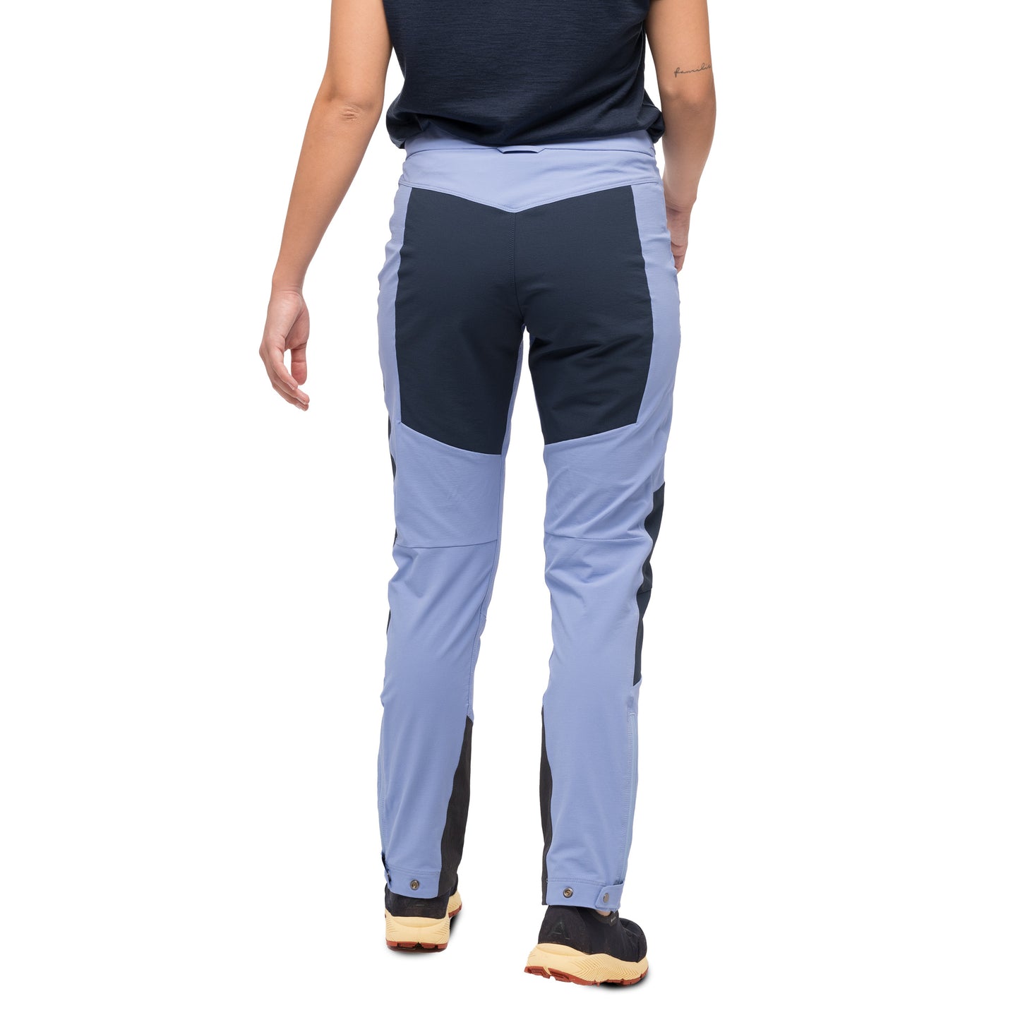 Bergans Tind Softshell Pants Women Blueberry Milk / Navy Blue