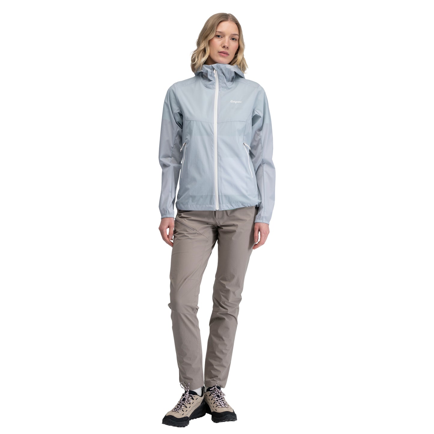Bergans Rabot Windbreaker Jacket Women Pearl Grey