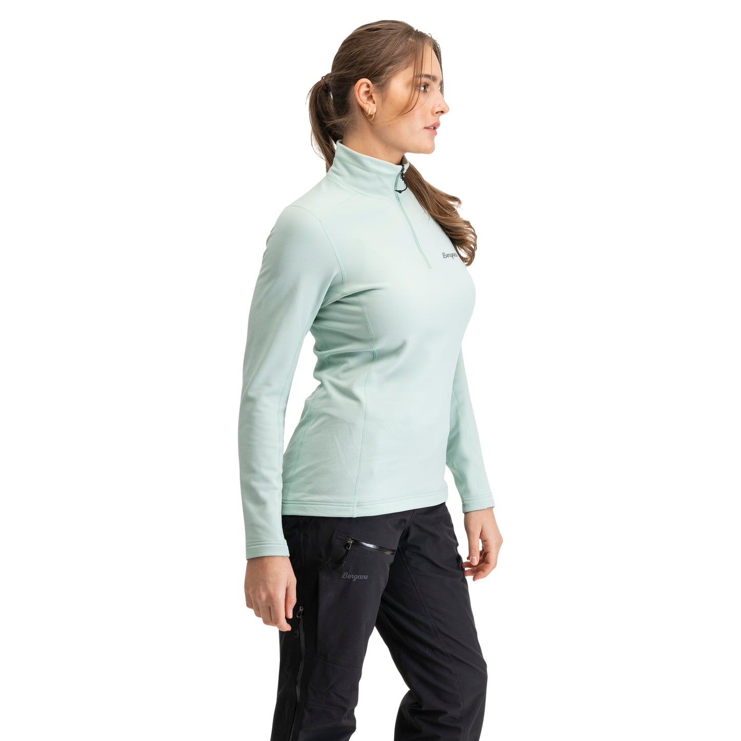 Bergans Midtli Midlayer Half Zip Women Mint Crush