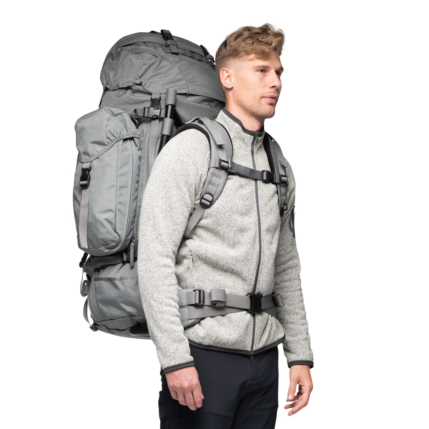 Bergans PowerFrame BigPack 130+ Solid Grey