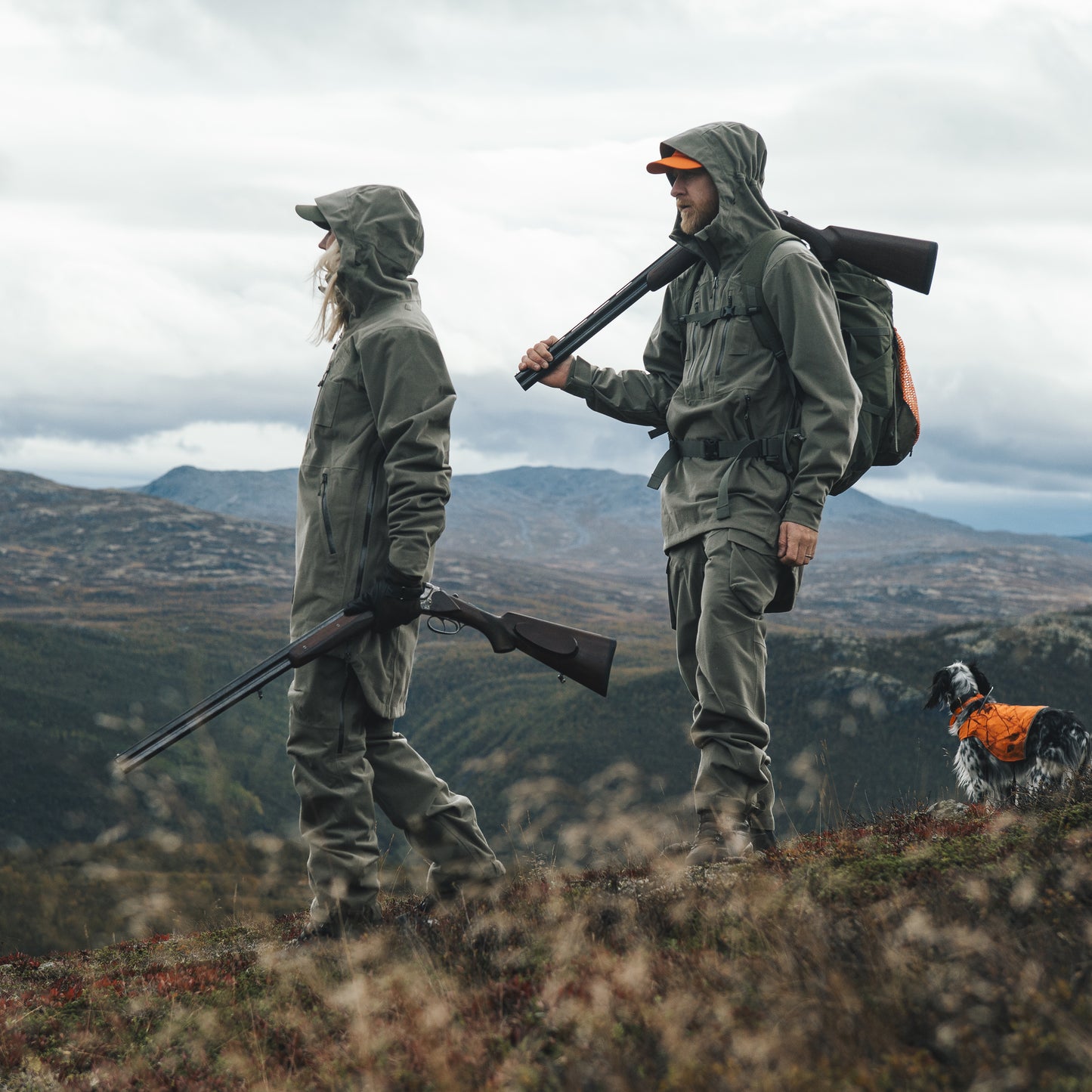 Bergans Hogna 3L Anorak Unisex Green Mud