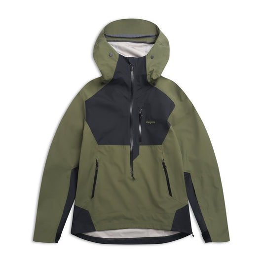Bergans Oppdal 3L Shell Anorak Unisex Pine Forest/Black