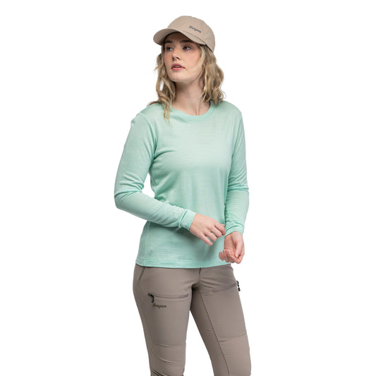 Bergans Merino Long Sleeve Women Mint Crush