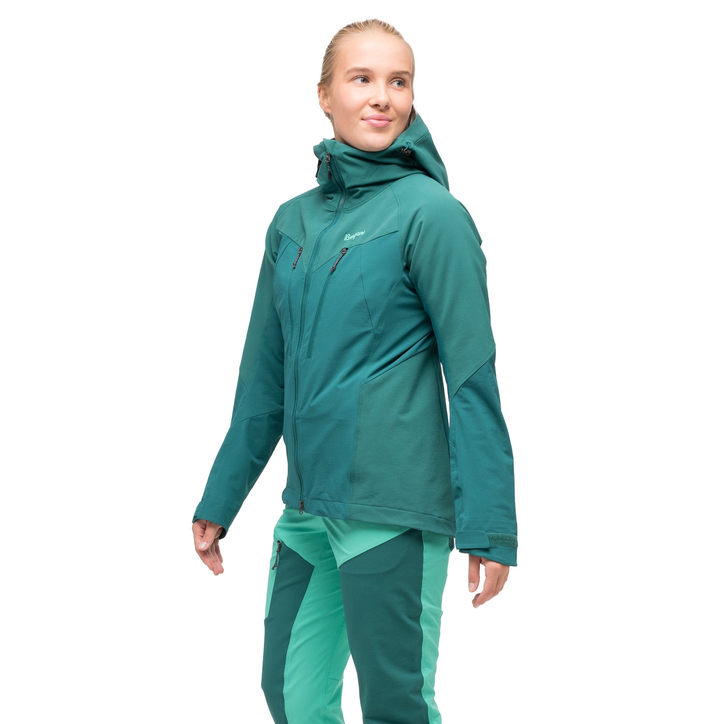Bergans Tind Softshell Jacket Women Malachite Green