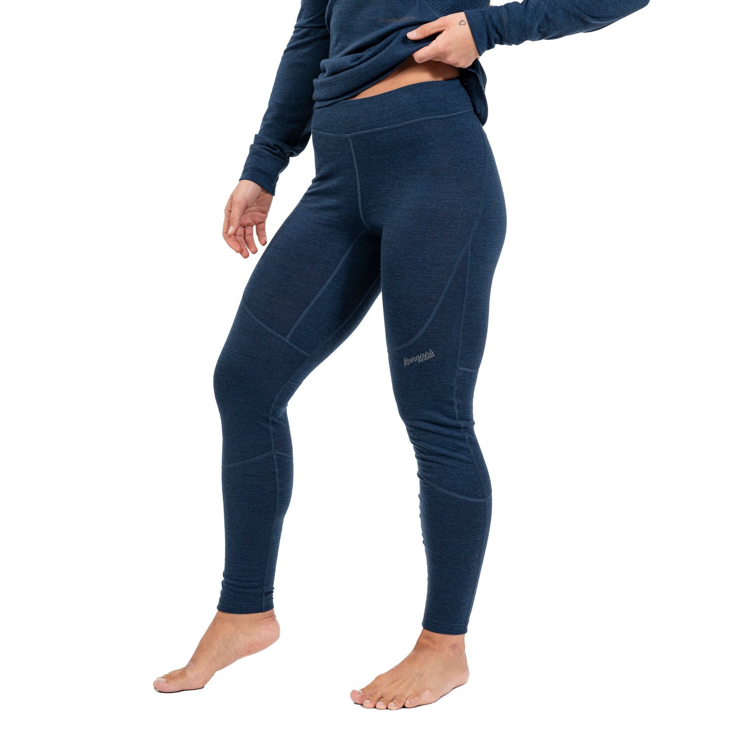 Bergans Inner:Pure Merino Tights Women Navy Blue