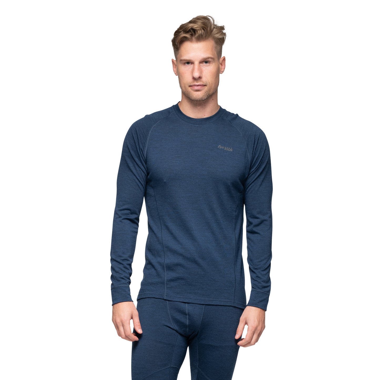 Bergans Inner:Pure Merino Long Sleeve Men Navy Blue