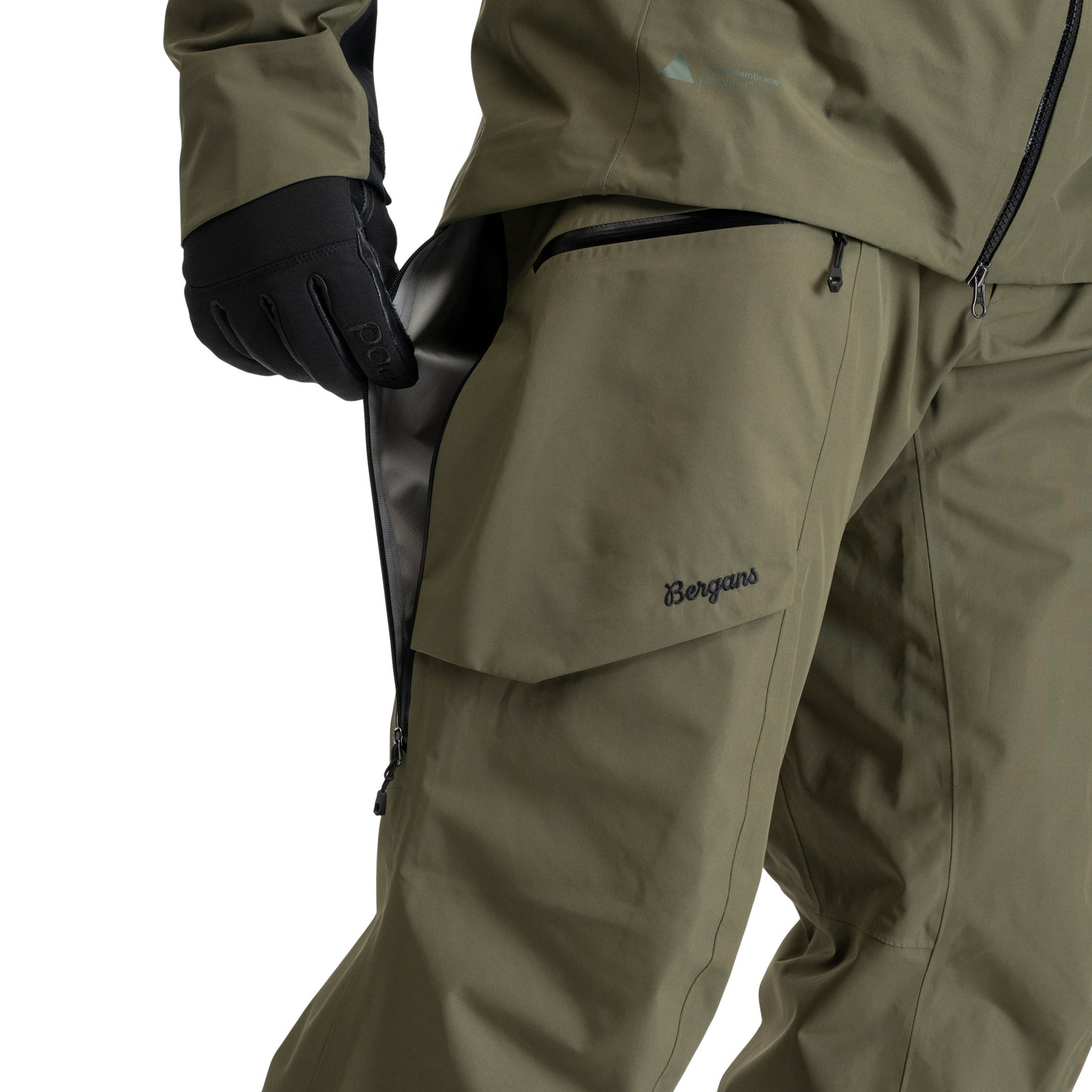 Bergans Oppdal 3L Shell Pants Men Pine Forest