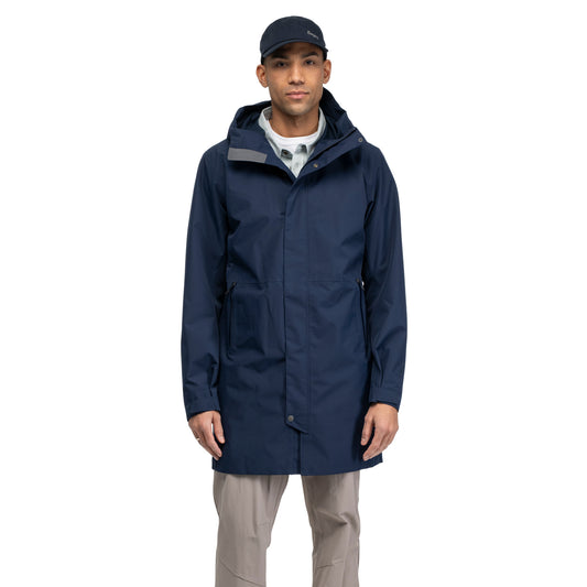 Bergans Oslo 2L Shell Coat Men Navy Blue