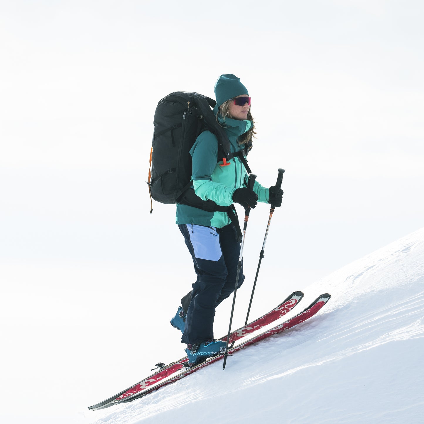 Bergans Tind 3L Shell Jacket Women Light Malachite Green/Malachite Green