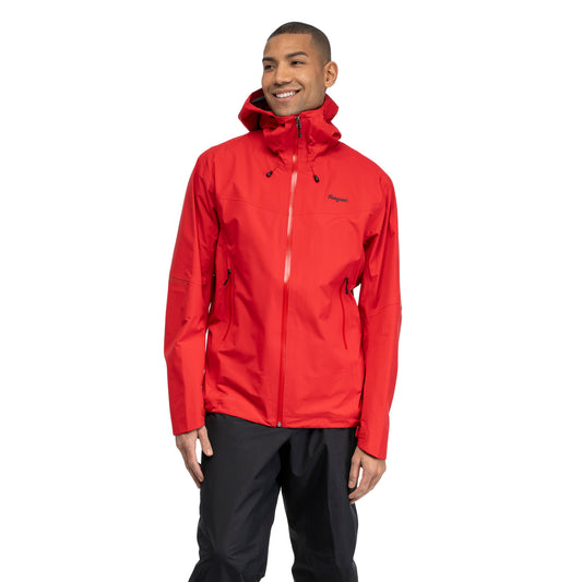 Bergans Rabot Light 3L Shell Jacket Men Fire Red