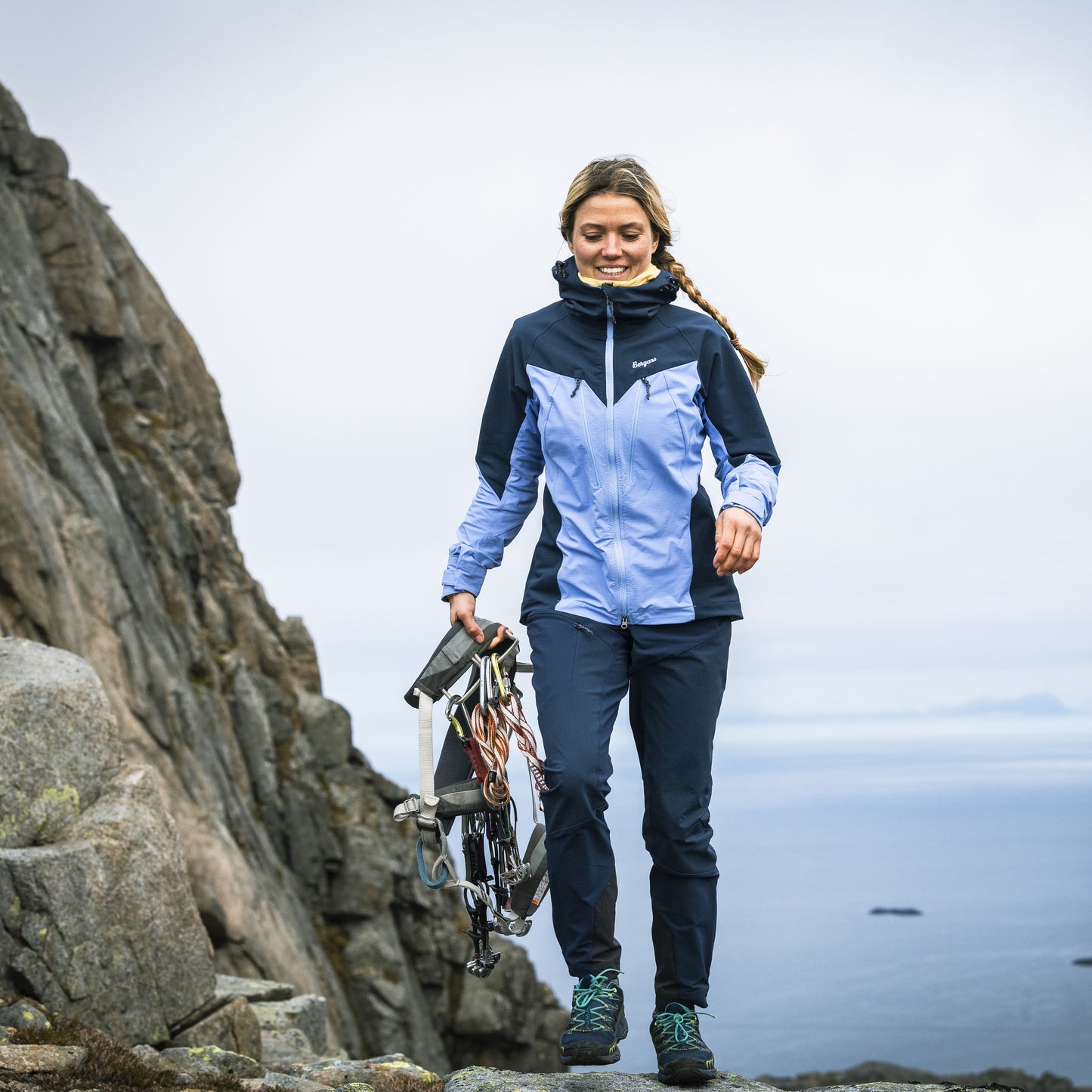 Bergans Tind Softshell Pants Women Navy Blue