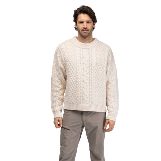 Bergans Lofoten Knitted Wool Jumper Men Creme