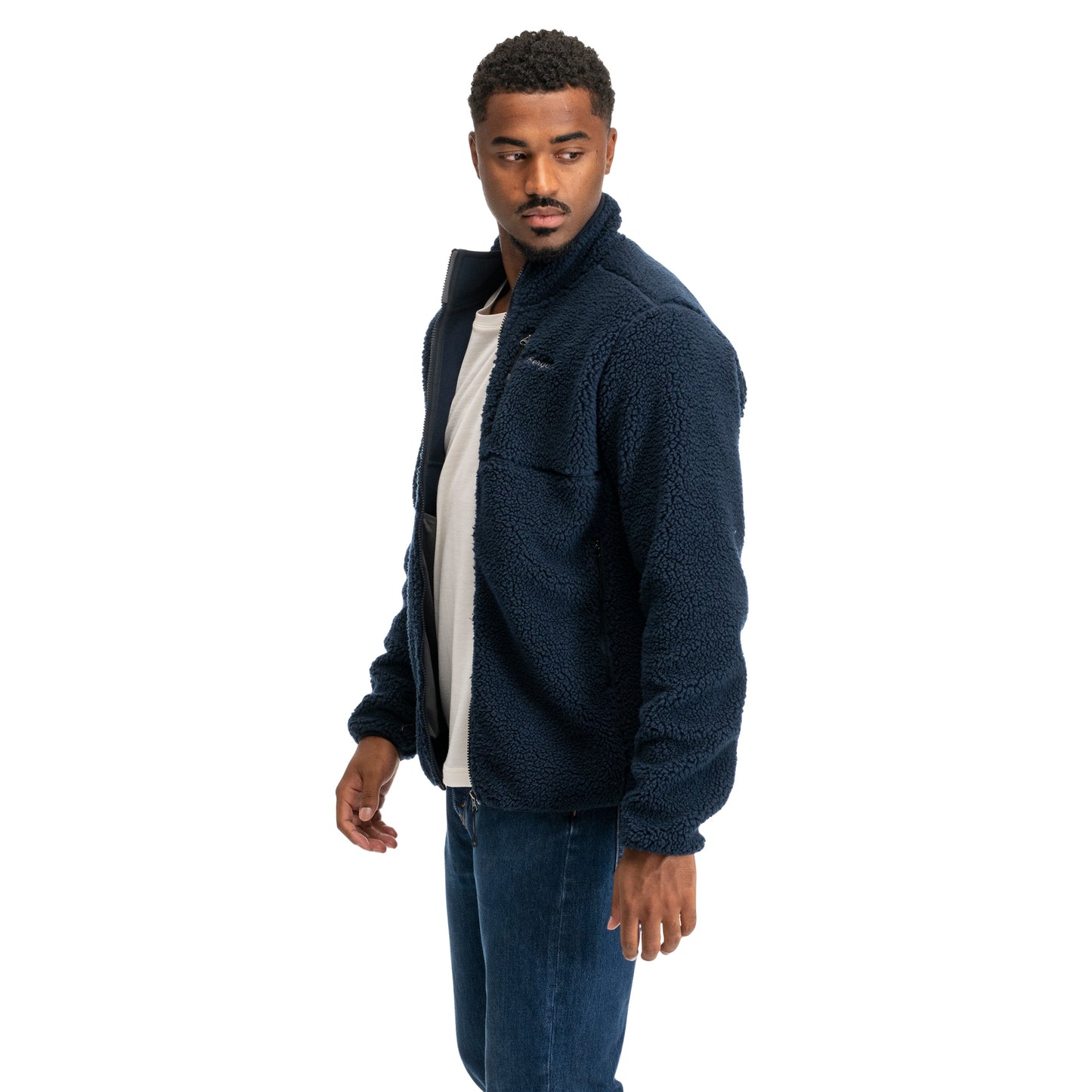 Bergans Lunnan Pile Fleece Jacket Men Navy Blue