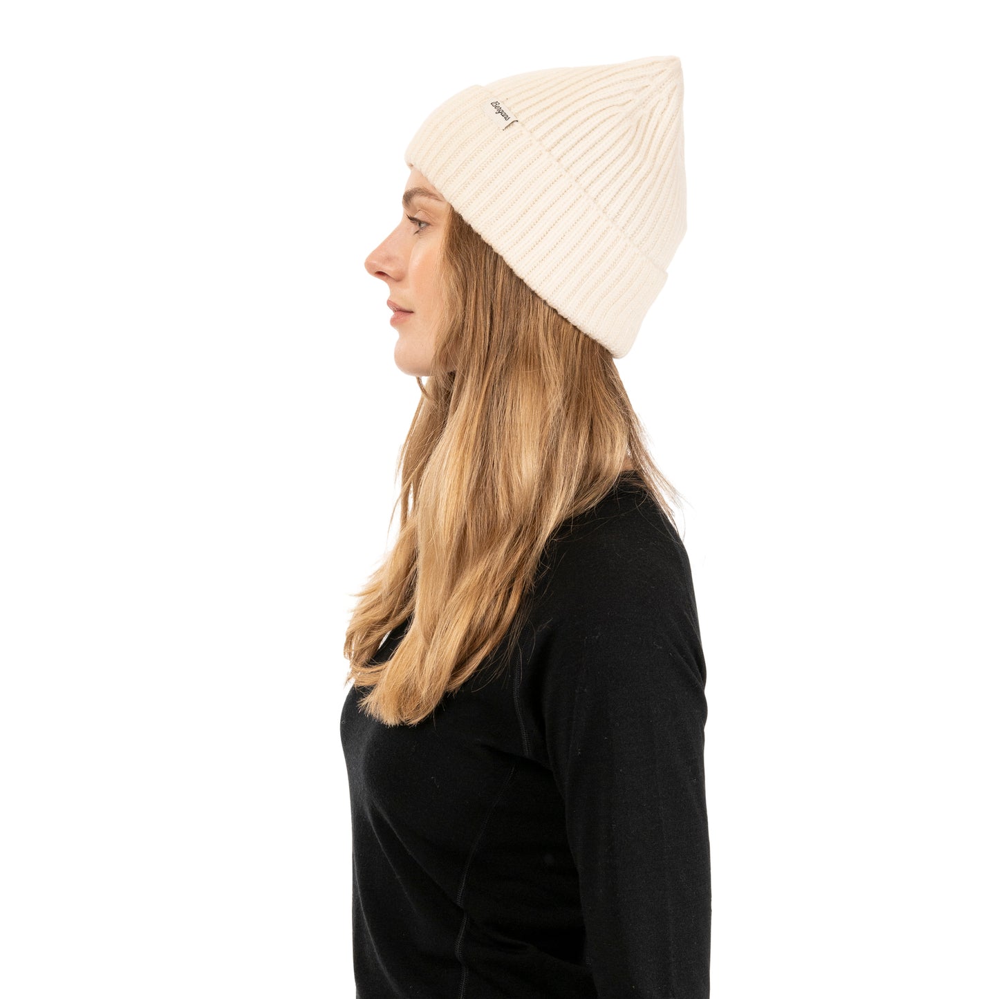 Bergans Nordmarka Merino Beanie Vanilla White