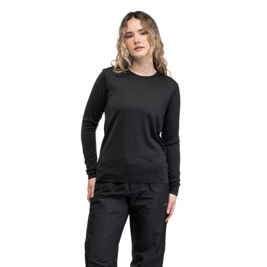 Bergans Merino Long Sleeve Women Dark Shadow Grey