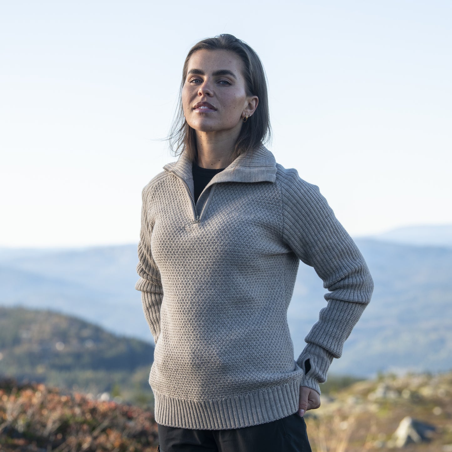 Bergans Ulriken Jumper Women Sandstone