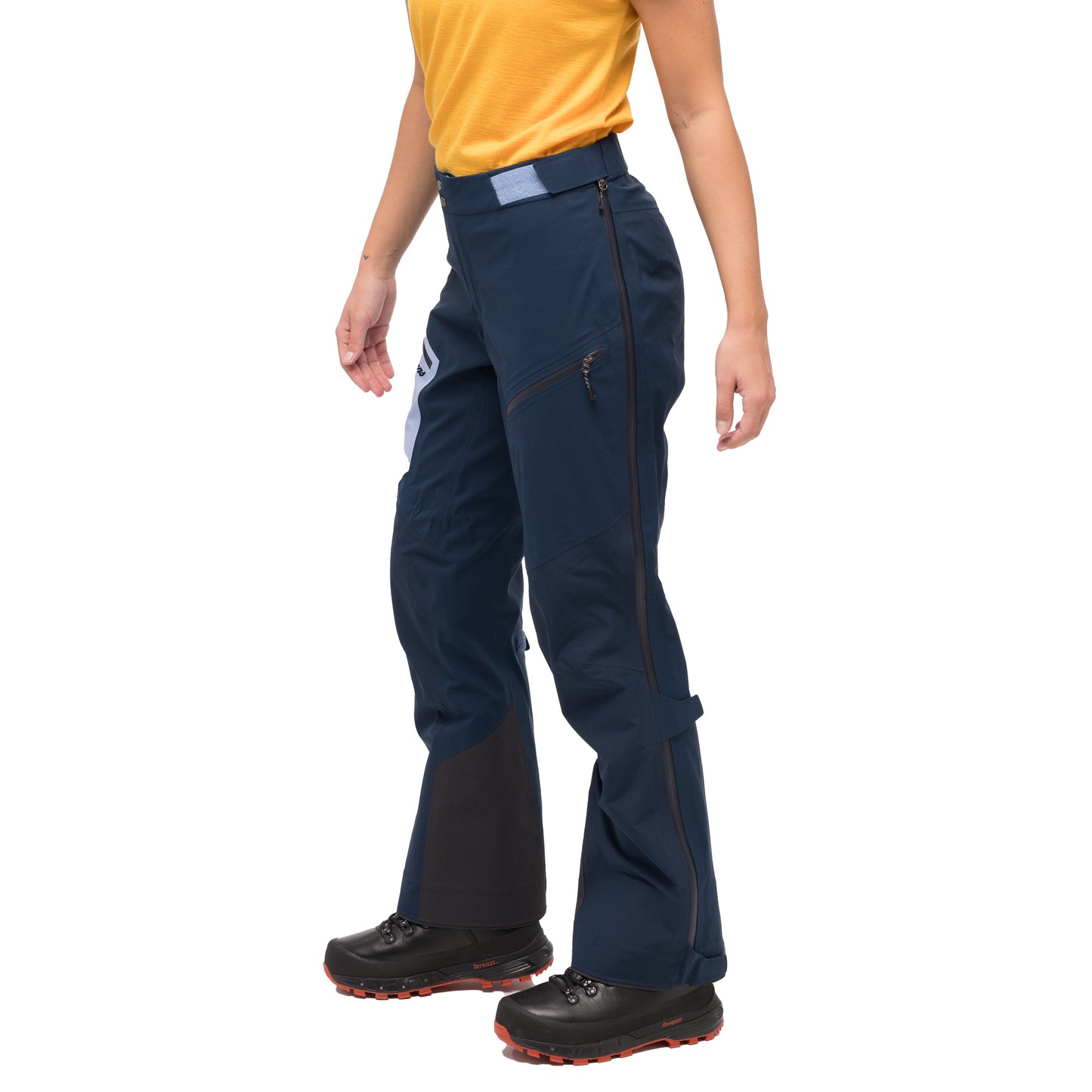 Bergans Tind 3L Shell Pants Women Navy Blue/Blueberry Milk
