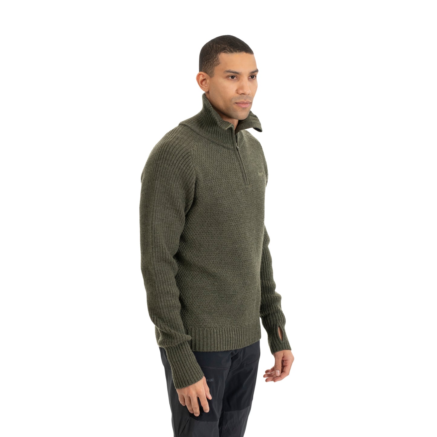 Bergans Ulriken Jumper Men Dark Green Mud