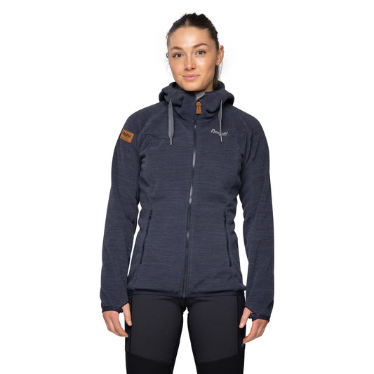Bergans Hareid Fleece Women Jacket Dark Navy