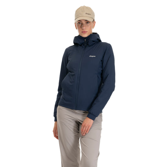 Bergans Holo Insulated Hood Jacket Women Navy Blue