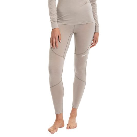 Bergans Inner:Pure Merino Tights Women Sandstone