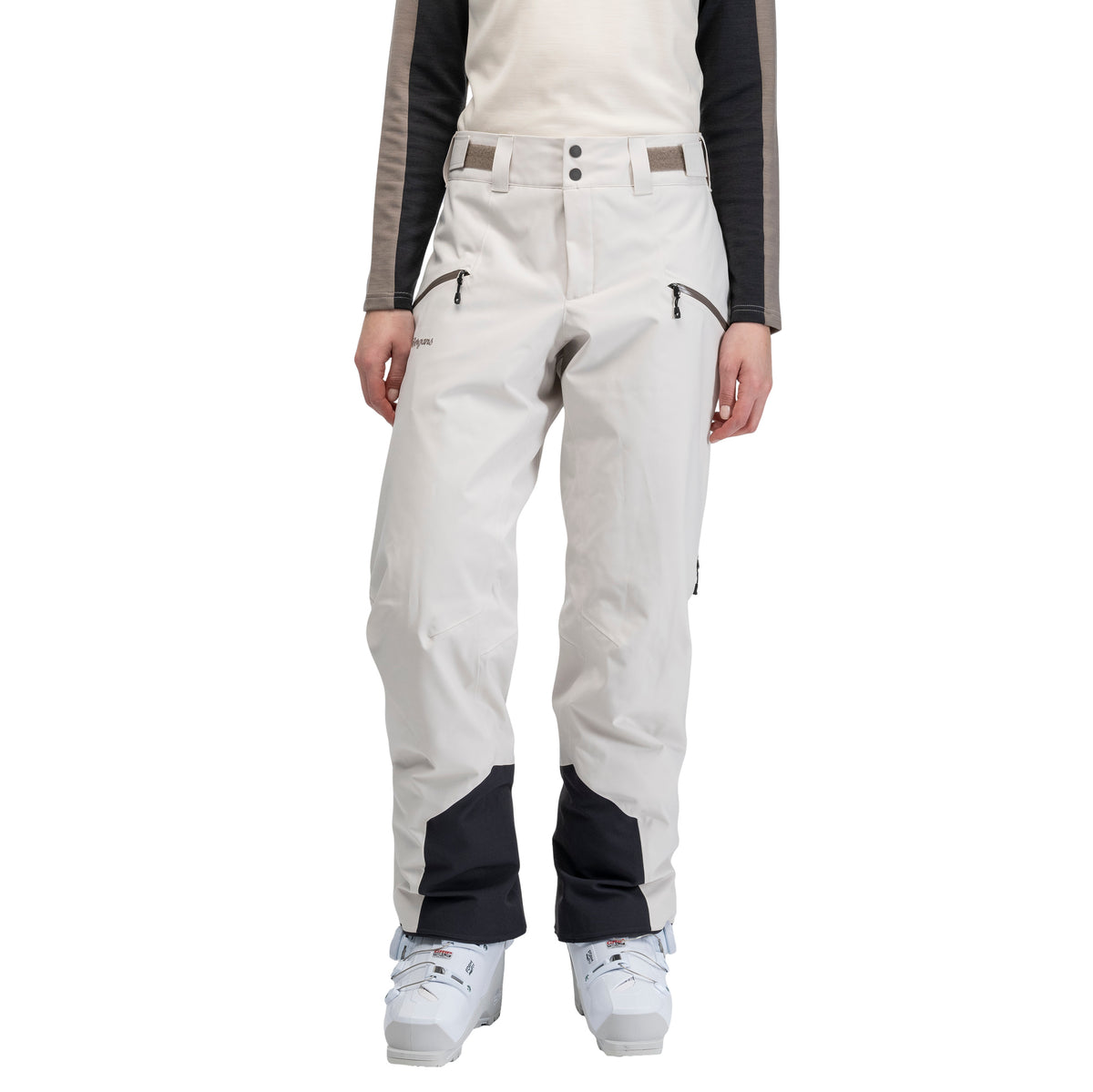 Bergans Oppdal Insulated Shell Pants Women Bone White