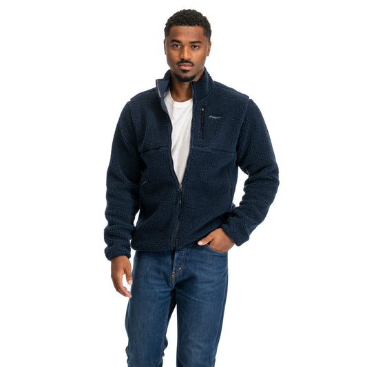 Bergans Lunnan Pile Fleece Jacket Men Navy Blue